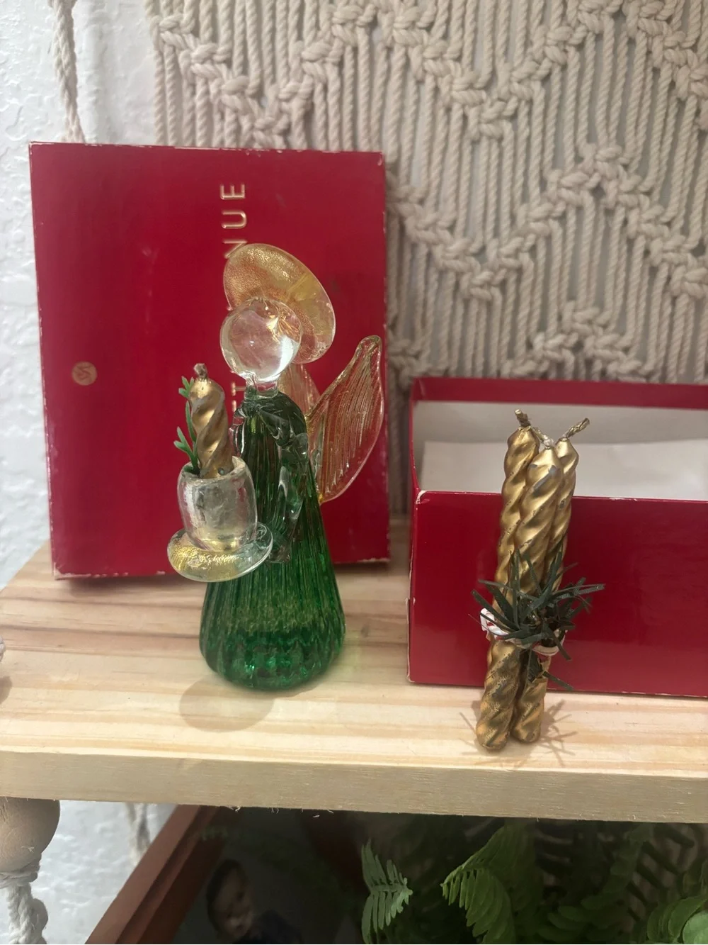 Vintage Murano Italian glass angel figurine